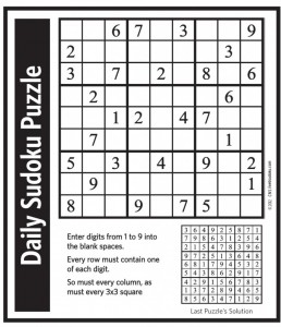 daily sudoku