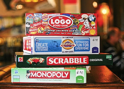 Stack of Board Games