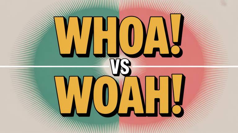 Whoa vs. Woah
