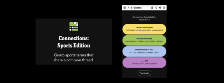 NYT Connections: Sports Edition – How a Beta Experiment Became a Daily Hit