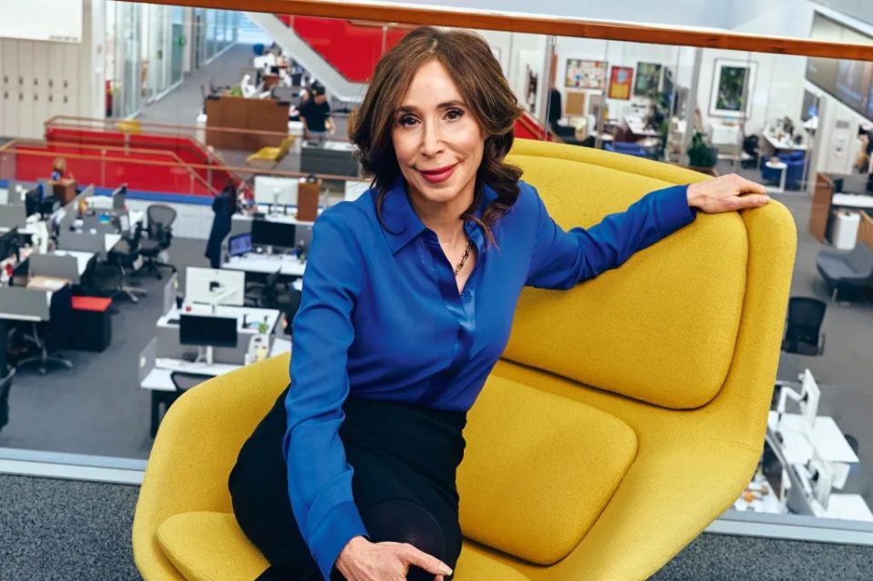 Meredith Kopit Levien, CEO of The New York Times Company, who oversaw the Wordle TV game show deal with NBC.