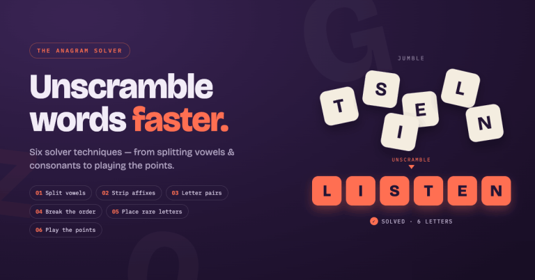 Anagram Solving Strategies: How to Unscramble Words Faster