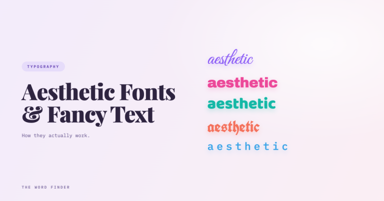 Aesthetic Fonts and Fancy Text: How They Actually Work (and When Not to Use Them)