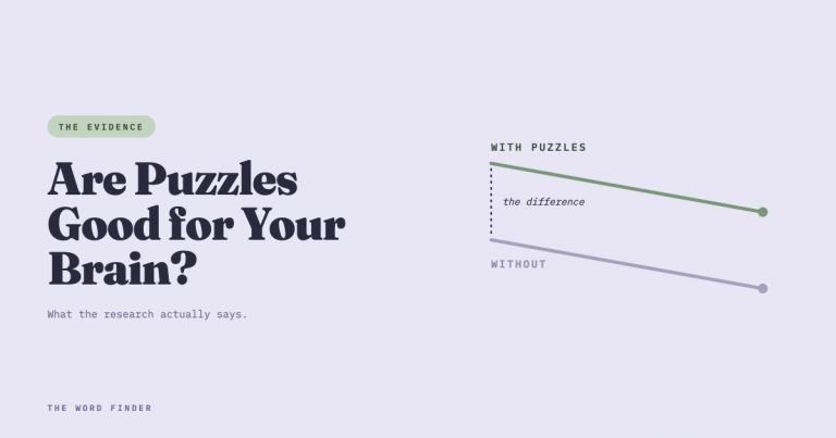 Are Puzzles Good for Your Brain? What the Evidence Actually Says