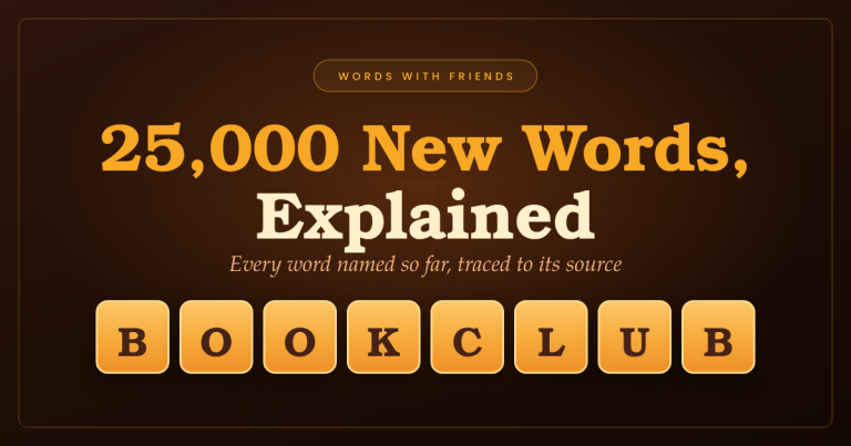 Words With Friends New Words: Every Word Named So Far