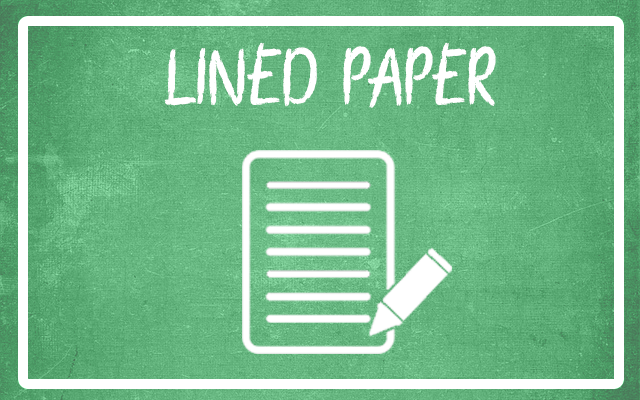 Lined Paper Generator for Teachers